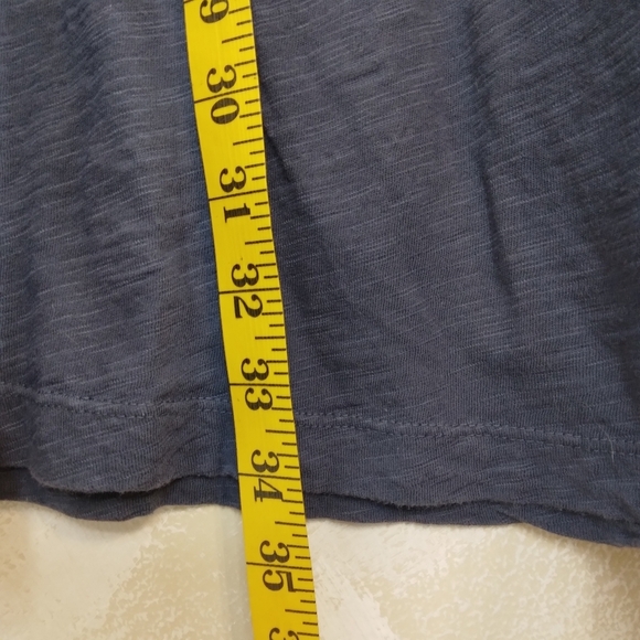 XS Wilt T-Shirt Dress Blue 100% Cotton TRAPEZE V-NECK SHIRT DRESS SHORT SLEEVES - Picture 5 of 8